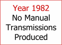 Year 1982 No Manual Transmissions Produced